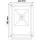 Avide LED Προβολέας COB  50W Ψυχρό 6400K