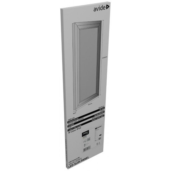 Avide LED Panel 30x120cm 40W White 4000K 100lm/W Value Range