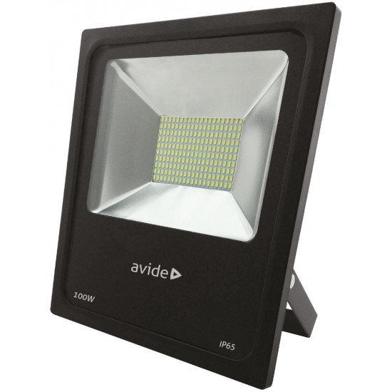 Avide LED Προβολέας Slim SMD 100W Ψυχρό 6400K