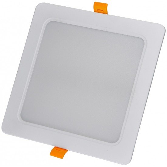 Avide LED Φωτιστικό Οροφής Χωνευτό Τετράγωνο Πλαστικό 18W Λευκό 4000K