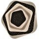 Avide Μοντέρνα Πλαφονιέρα Οροφής Oyster Eliza 76W(38+38) με Τηλεχειριστήριο