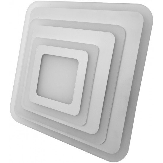 Avide Μοντέρνα Πλαφονιέρα Οροφής LED Nansy-3D 81W