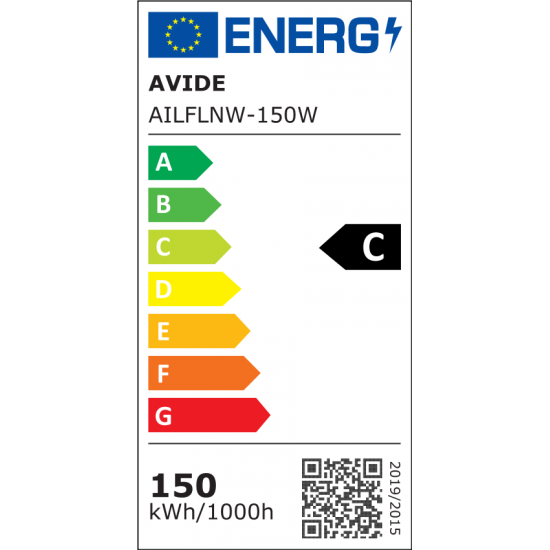 Avide LED Προβολέας SMD Industrial 150W Λευκό 4000K 160lm/W