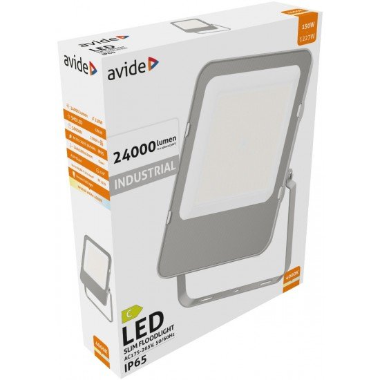 Avide LED Προβολέας SMD Industrial 150W Λευκό 4000K 160lm/W