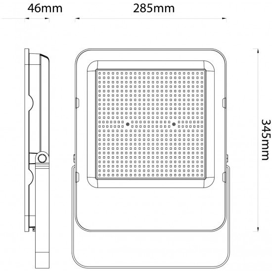 Avide LED Προβολέας SMD Industrial 200W Λευκό 4000K 160lm/W