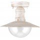 Avide Outdoor Ceiling Lamp Imperial 1xE27 IP44 Antique White
