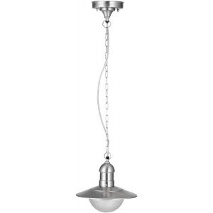 Avide Εξωτερικό Φωτιστικό Οροφής Imperial 1xE27 IP44 Stainless Steel