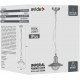 Avide Εξωτερικό Φωτιστικό Οροφής Imperial 1xE27 IP44 Stainless Steel