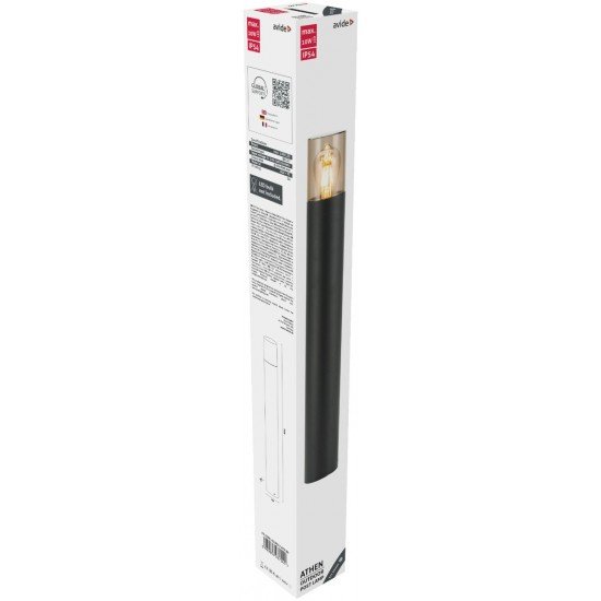 Avide Εξωτερικό Φωτιστικό Κήπου Athen 1xE27 IP54 800mm