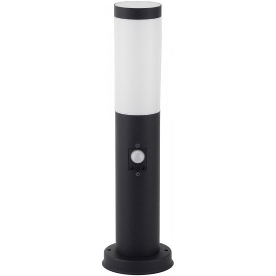 Avide Εξωτερικό Φωτιστικό Κήπου Boca 1xE27 450mm IP44 Μαύρο Φωτοκύτταρο