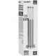 Avide Εξωτερικό Φωτιστικό Κήπου Boca 1xE27 450mm IP44 Σατέν Νίκελ