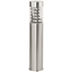 Avide Εξωτερικό Φωτιστικό Κήπου Delmar 1xE27 500mm IP44 Σατέν Νίκελ Avide Εξωτερικό Φωτιστικό Κήπου Delmar 1xE27 500mm IP44 Σατέν Νίκελ