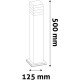 Avide Εξωτερικό Φωτιστικό Κήπου Jolla LED 2W Λευκό 500mm IP44 Ανθρακί