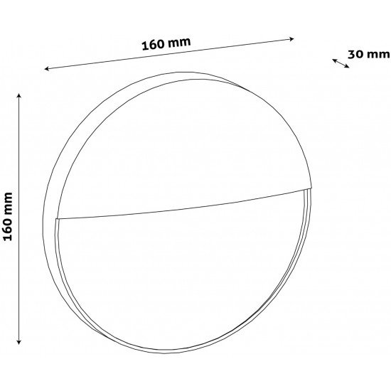 Avide Εξωτερικό Φώς Σκάλας Sevilla LED 6W Θερμό 3000K IP54 16cm