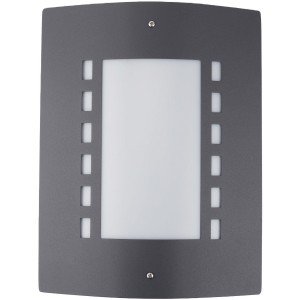 Avide Εξωτερικό Φωτιστικό Τοίχου Monterey 1xE27 IP44 Ανθρακί