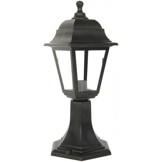 Avide Εξωτερικό Φωτιστικό Κολώνα Blake 1xE27 41.5cm IP44 Μαύρο