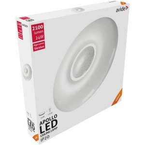 Avide LED Μοντέρνα Πλαφονιέρα Οροφής Apollo 24W 410*70mm Λευκό 4000K Avide LED Μοντέρνα Πλαφονιέρα Οροφής Apollo 24W 410*70mm Λευκό 4000K