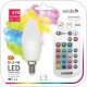 Avide Smart LED Candle 4.9W RGB+W 2700K with IR remote