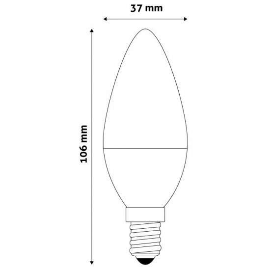 Avide LED Smart Κερί 5.5W RGB+W WIFI APP Control