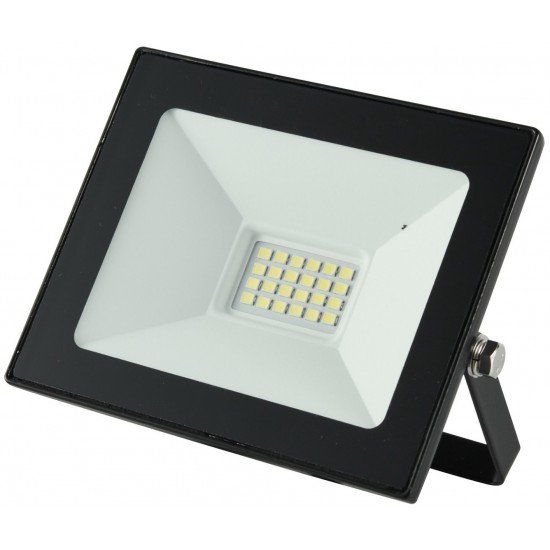 Avide LED Προβολέας Slim SMD  20W Ψυχρό 6400K Value