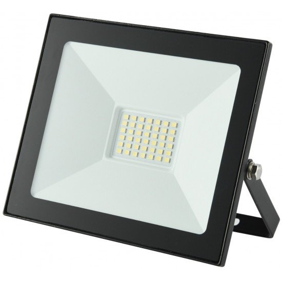 Avide LED Προβολέας Slim SMD  30W Ψυχρό 6400K Value