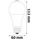 Avide LED Smart Κοινή A60 8.8W Λευκό 4000K με Φωτοκύτταρο Αισθητήρας Κίνησης