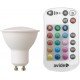 Avide LED Smart GU10 4.2W RGB+W 2700K με IR Τηλεχειριστήριο