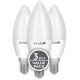 Avide LED Κερί 5W E14 Ψυχρό 6400K Value 3τμχ