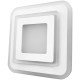 Avide Επιτοίχια Μοντέρνα Πλαφονιέρα Οροφής Oyster Nansy mini 32W με 3 Επιλογές Φωτισμού