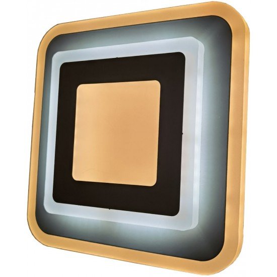 Avide Επιτοίχια Μοντέρνα Πλαφονιέρα Οροφής Oyster Nansy mini 32W με 3 Επιλογές Φωτισμού