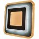 Avide Επιτοίχια Μοντέρνα Πλαφονιέρα Οροφής Oyster Nansy mini 32W με 3 Επιλογές Φωτισμού