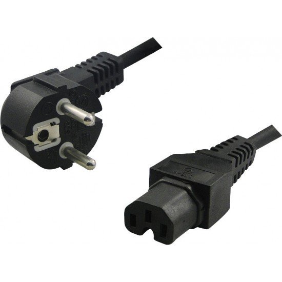 Καλώδιο Τροφοδοσίας Η/Υ 3Χ0.75mm 1.5m με Κενό