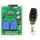 Δικάναλος Δέκτης Εντολών KIT Με 2 Κοντρόλ KG12V (Μόνο 12V)