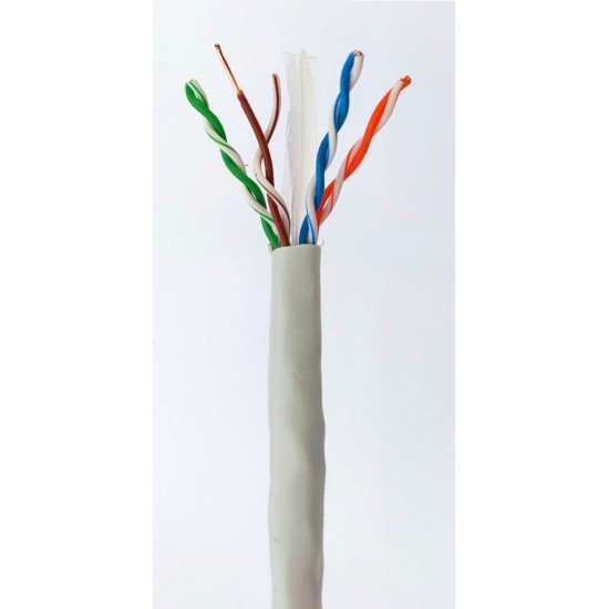 ATC Στροφείο Δικτύου ATC-613 UTP CAT6 305m Γκρί Εσωτερικό