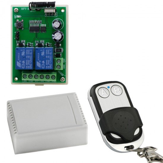 Δικάναλος Δέκτης Εντολών KIT Με 2 Κοντρόλ KG12V (Μόνο 12V)