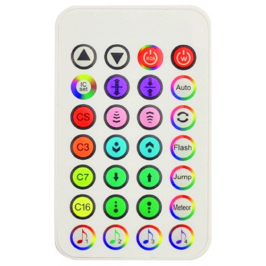 Avide Φωτιστικό Δαπέδου Gamer 5W RGB+IC με Τηλεχειριστήριο