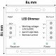 Avide LED Ταινία 12V 216W Ντίμερ RF Τηλεχειριστήριο Αφής και Ελεγκτής