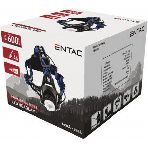 Entac Φακός Κεφαλής Zoom 5W Αλουμινίου Entac Φακός Κεφαλής Zoom 5W Αλουμινίου