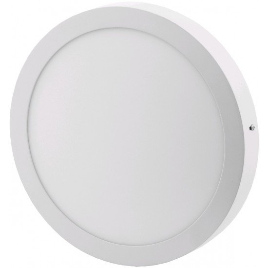 Avide LED Φωτιστικό Οροφής Επιτοίχιο Στρογγυλό Αλουμίνιο 24W Θερμό 3000K