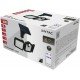 Entac Ηλιακός Προβολέας Τοίχου 15W SMD 3 Κεφαλές με Αποσπώμενο Ηλιακό Πάνελ