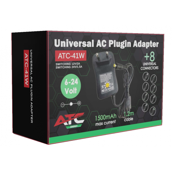 Τροφοδοτικό  41W Switching με 8 κεφαλές