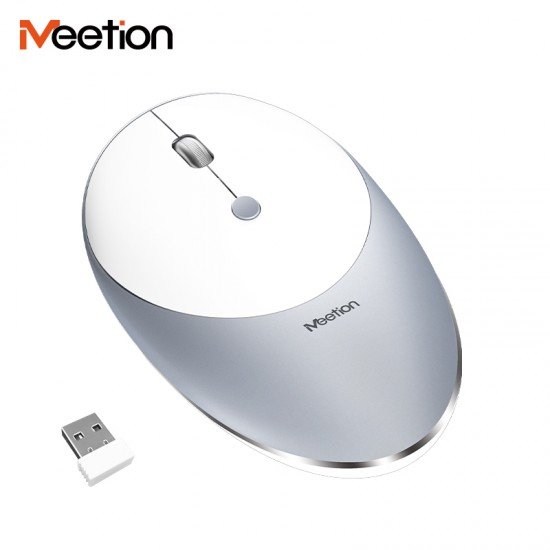 Meetion MT-R600 2.4G Ασύρματο Ποντίκι / Ασημί