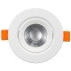Avide LED Χωνευτό Σπότ 38° Στρογγυλό 7W Θερμό 3000K