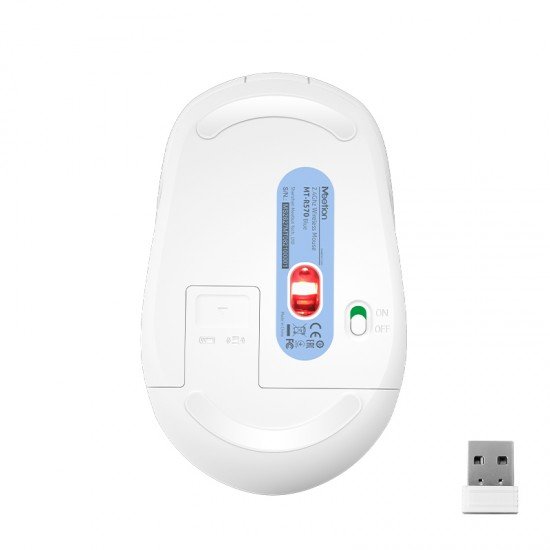 Meetion MT-R570 2.4G Ασύρματο Ποντίκι / Μπλέ