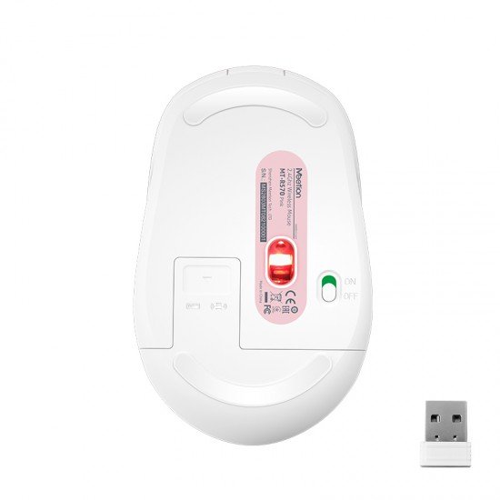 Meetion MT-R570 2.4G Ασύρματο Ποντίκι / Ρόζ