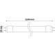 Avide LED Τύπου Φθορίου 24W G13 1500mm Θερμό 3000K