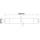 Avide LED Τύπου Φθορίου 9W G13 600mm Θερμό 3000K