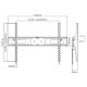 Brateck Βάση TV Επιτοίχια LP42-69T 60" - 100"