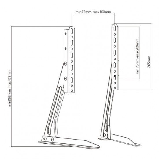 ATC Βάση TV Επιτραπέζια ATC-2370 23"-70"