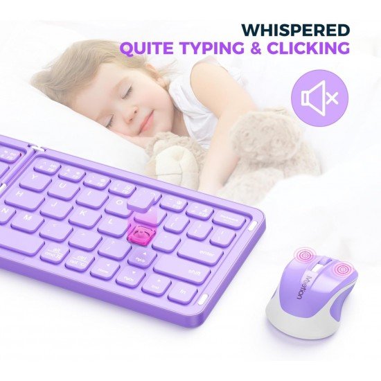 Meetion BTC001 Bluetooth Combo Μωβ